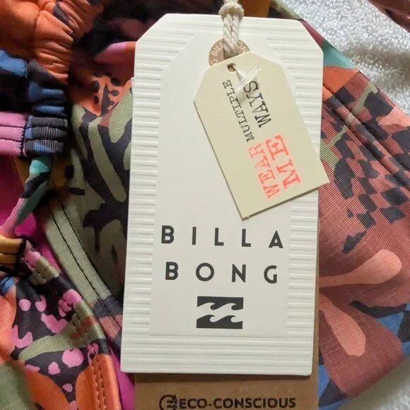 Billabong Mamacita Koko Bikini Top – Multicolor Women’s Small NWT - Picture 11 of 11